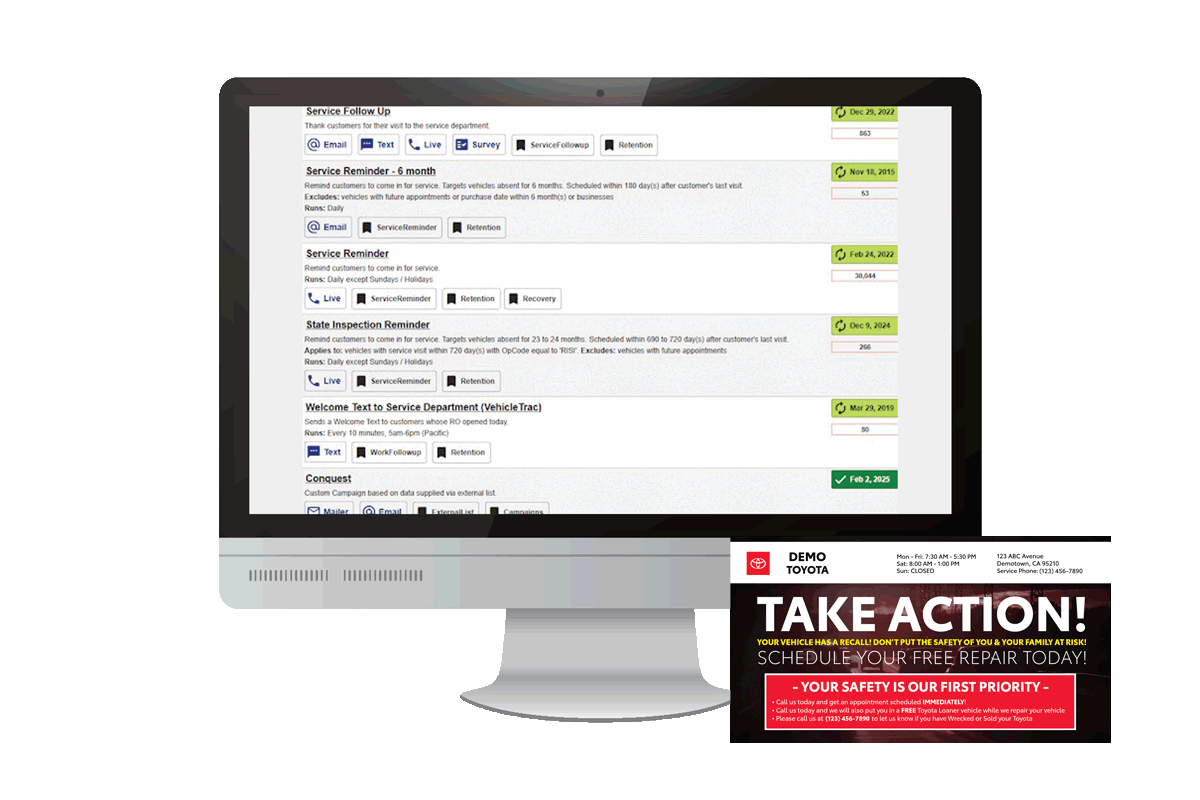 Dealership Conquest Marketing Samples